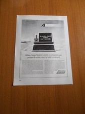 1981 ALITALIA CARGO SYSTEM ANCOD SISTEMA ELETTRONICO PO4 PUBBLICITA VINTAGE