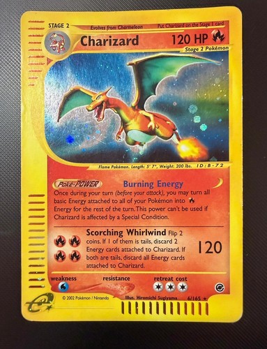Charizard expedition 165 - charizard, 6/165