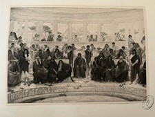 Stampa antica udienza di Atene
