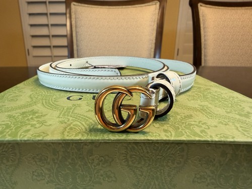 Nuova cintura gucci - gg, logo