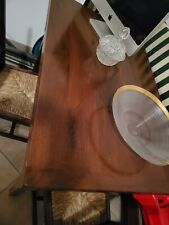 Set tavolo e sedie in massello di noce