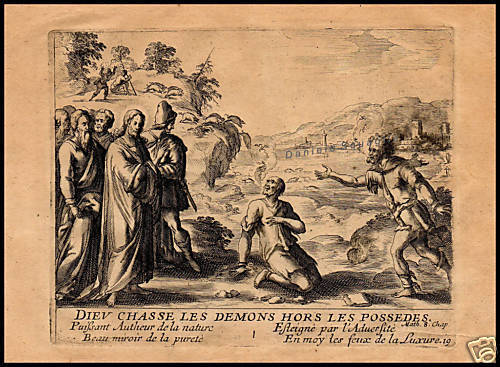 Incisione originale 1600 - originale, gesu'