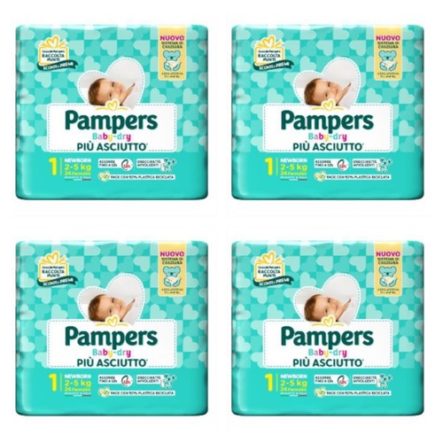 Pampers baby dry misura - pampers, 1