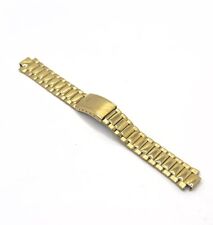 Seiko 5Y23-6210 NOS G1480 Bracciale Orologio Acciaio Inox Tono Oro 18mm x 10mm