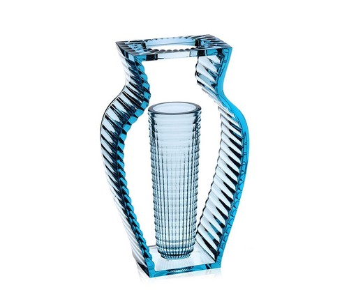 Shine kartell azzurro vaso - kartell,
