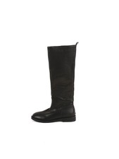 Stivali lunghi retrò in pelle