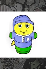 Glo Worm Enamel Pin Ltd