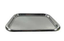 ALESSI Vassoio 5006 Design Ettore Sottsass 53x42 cm Acciaio Inox 18/10