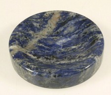 PRL) POSACENERE PORTACENERE MARMO PIETRA PREZIOSA SODALITE CENDRIER ASH-TRAY    