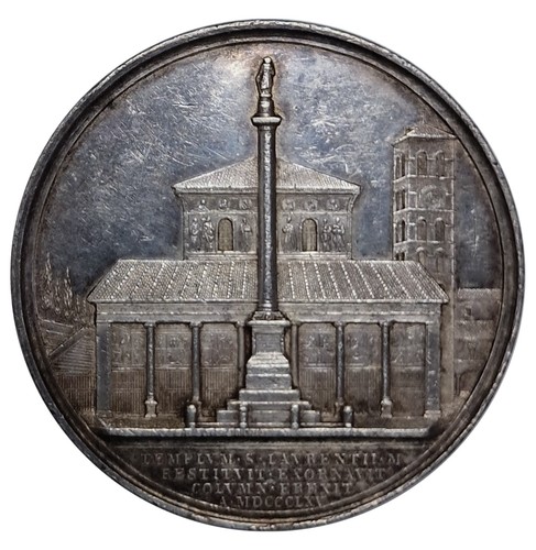 Roma medaglia 1865 - (pio,
