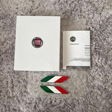 Fiat genuine emblem tricolor