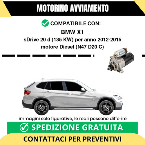 Motorino avviamento bmw - bmw, x1