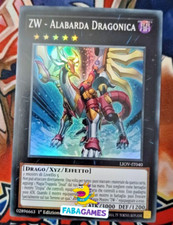 🇮🇹 YU GI OH ZW - ALABARDA DRAGONICA – LIOV IT040 SUPER RARA – ITA 🇮🇹