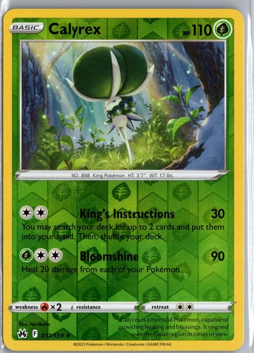Calyrex 017 159 holo - calyrex,