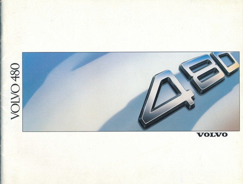 Volvo 480 coupè depliant - coupè,