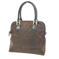 FENDI Zucca Hand Bag Nylon