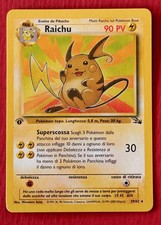Pokemon Card Raichu 29/62 Set Fossil 1° edizione Near Mint  ITA