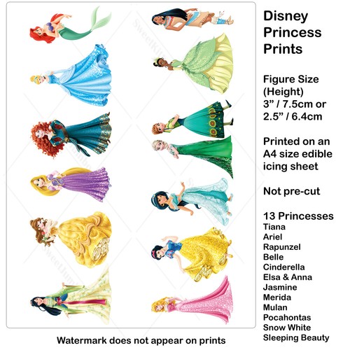 Cake topper principesse - cake, disney