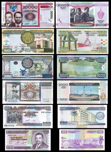 Burundi set pezzi 100 500 - set, pezzi,