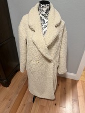 Cappotto Teddy Bianco Zara