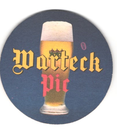 Sottobicchiere birra warteck - birra,