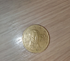 20 centesimi euro Grecia Rara 2002 Incisione Su stella