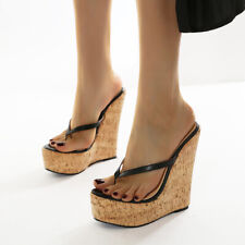 Sandali per donna a zeppa modello elegante numero da 35 a 40 ottimo casual