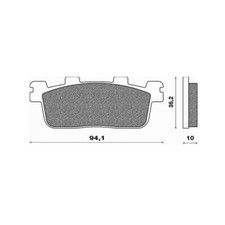 COPPIA PASTIGLIE FRENO