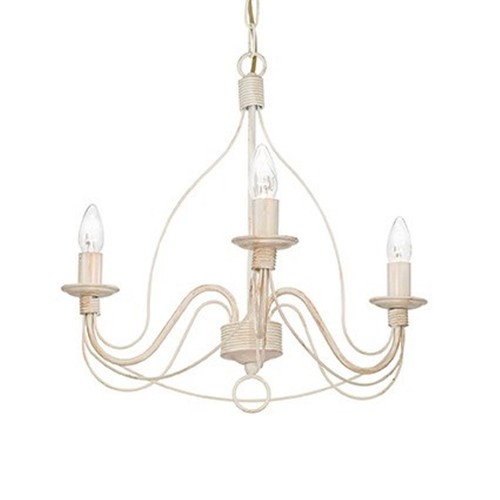 Lampadario shabby tipo corte - lampadario,