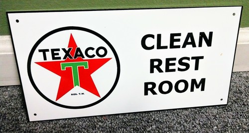 Texaco clean rest room gas - texaco,
