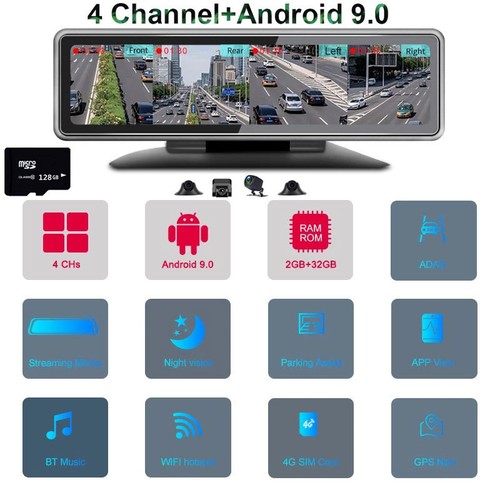 Dash cam lte chs 1080p - dash,