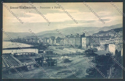 Genova sampierdarena cartolina - sampierdarena,