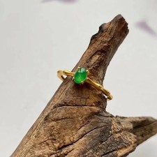 Giada verde imperiale oro