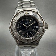 Orologio Ebel Discovery Donna 29mm Quadrante Nero Acciaio Data Tondo 983912 Batteria Nuova