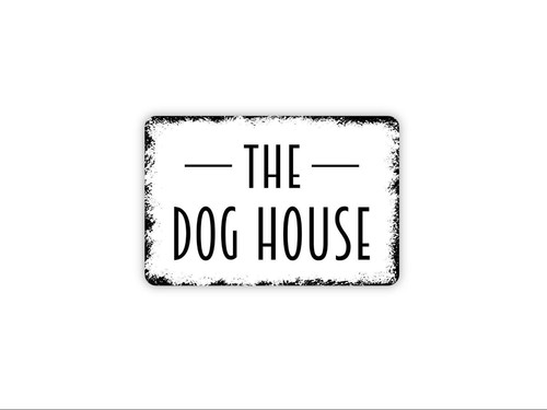 Insegna the dog house - house, |