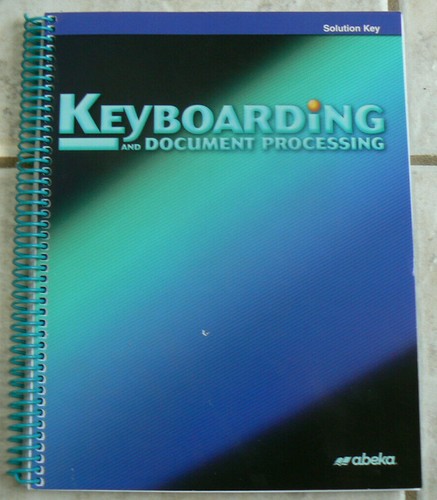 Abeka keyboarding document - ,