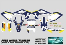 KIT GRAFICA HUSQVARNA 2016 2017 2018 TE FE TC FC TX FS 125 250 350 450 DECAL MX
