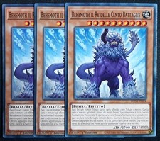 Set 3X BEHEMOTH IL RE DELLE CENTO BATTAGLIE Italiano  DUNE-IT024 Comune YUGIOH