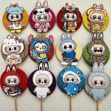 Toppers realizzati a mano Decorazioni compleanno: mix personaggi Cupcake