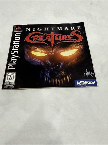 Nightmare creatures sony - nightmare,