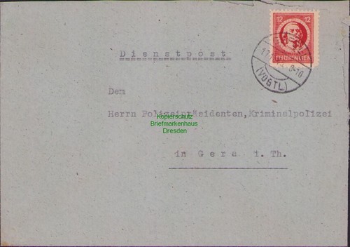 B15928 lettera sbz turingia - turingia, 97