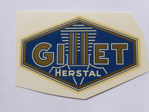 Gillet herstal decalcomania - gillet, ad