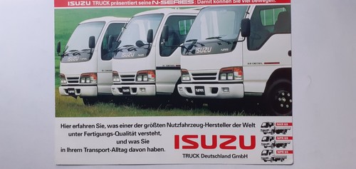 Isuzu serie prospetto - serie, (prospetto