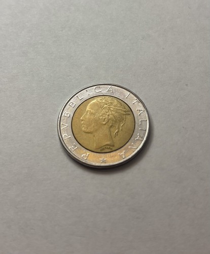 Moneta rara italiana 500 - , lire