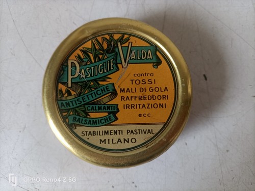 Scatola latta pastiglie - latta,