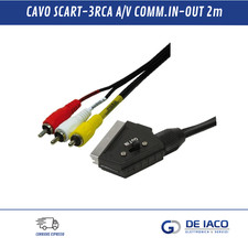 CAVO SCART/ 3 RCA AUDIO/VIDEO