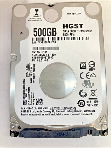Hard disk 500gb hgst sata - sata, 2,5"