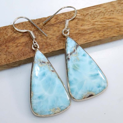 Orecchini larimar argento - orecchini,