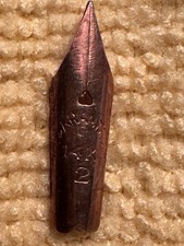 Pennino Warranted #2 l4k Gold Nib-FLEXIBLE  Oro Fountain