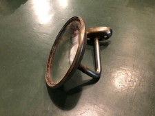 RARO SPECCHIO SPECCHIETTO RETROVISORE CROMATO MARCA FAUST PER MOTO AUTO D'EPOCA